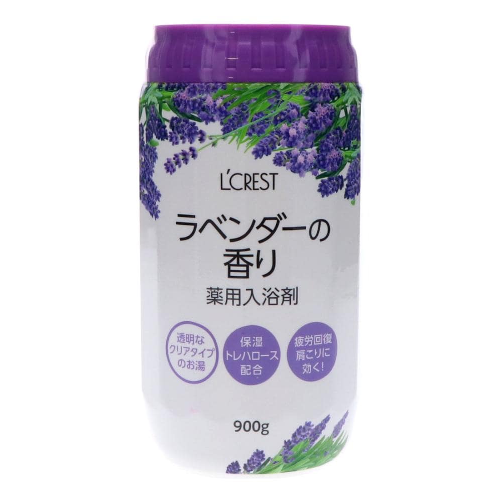 L'CREST（ルクレスト） 薬用入浴剤 ラベンダー 900g の通販