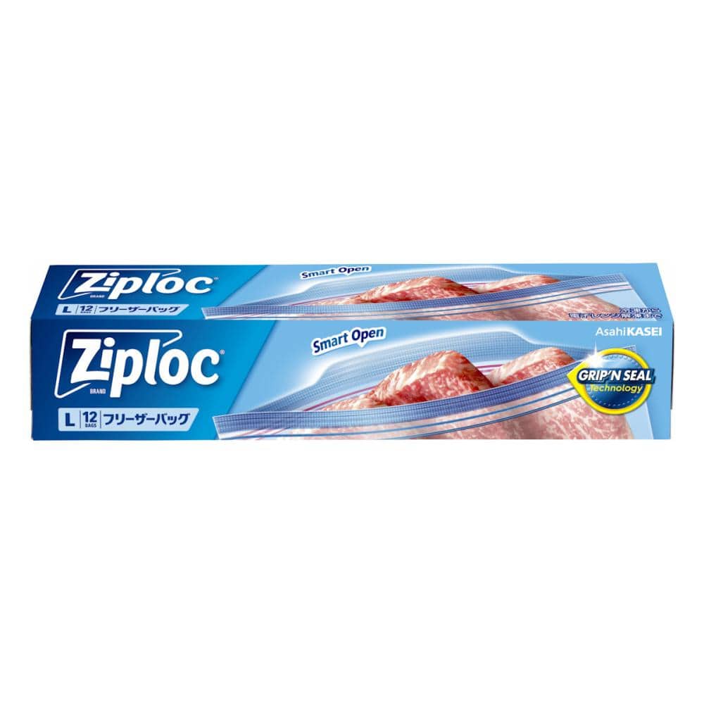 旭化成 ジップロック フリーザーバッグ L 12枚 の通販