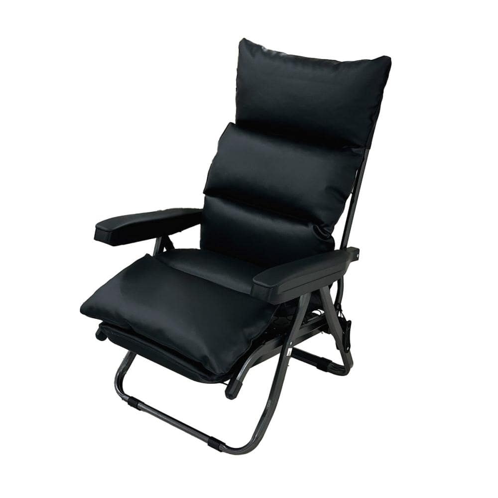 明光ホームテック ワンタッチアームチェア トリノ ブラック ACN の