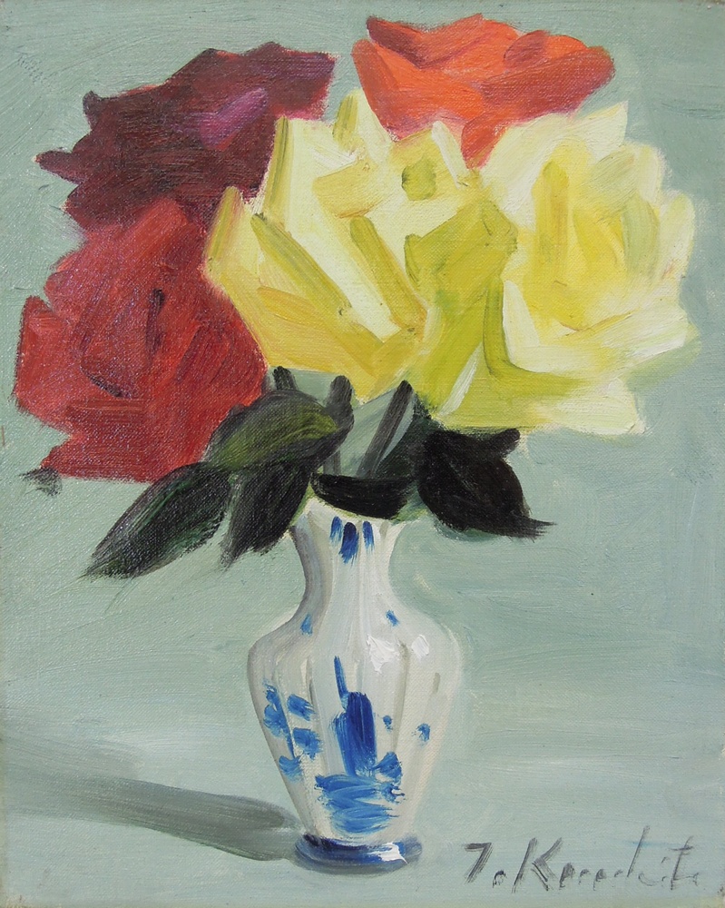 木下孝則 『バラ』 [古美術こもれび] 骨董,掛軸,絵画の買取と販売,名古屋