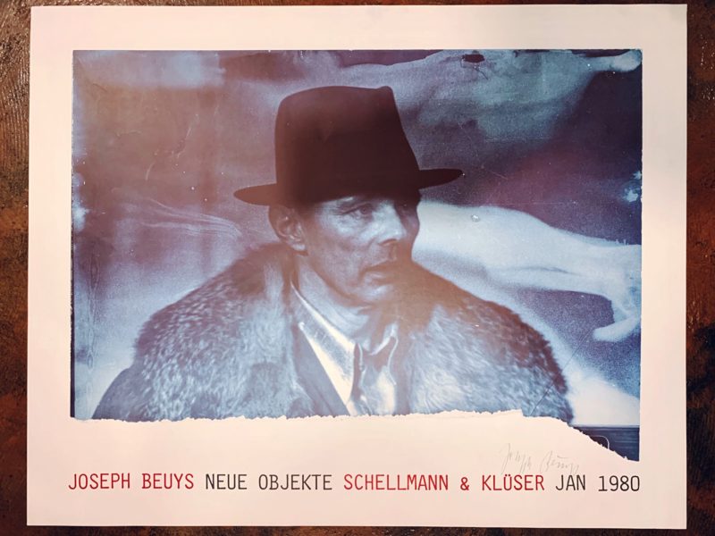 ヨーゼフ・ボイス Joseph Beuys サイン入りポスターが入荷 | 古本