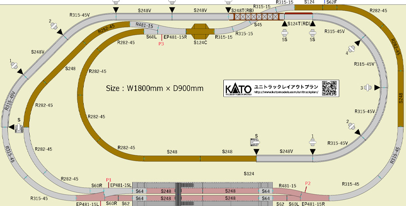 KATO鉄道模型ホームページ | ユニトラック レイアウトプラン特集
