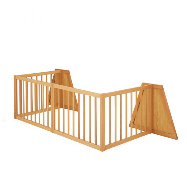 木製ベビーサークル 扉付（ホワイト）※カラーカートン」について