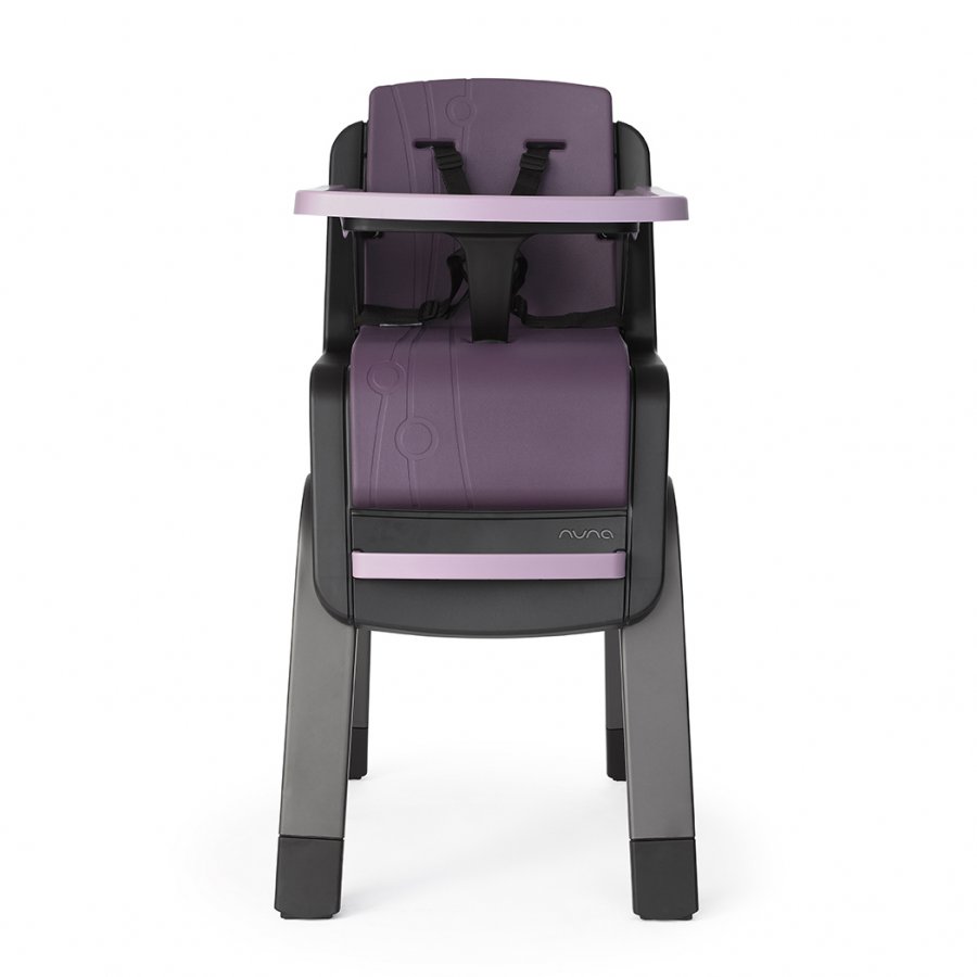 nuna ハイチェアzaaz 5点式（Black Plum/ブラック&パープル