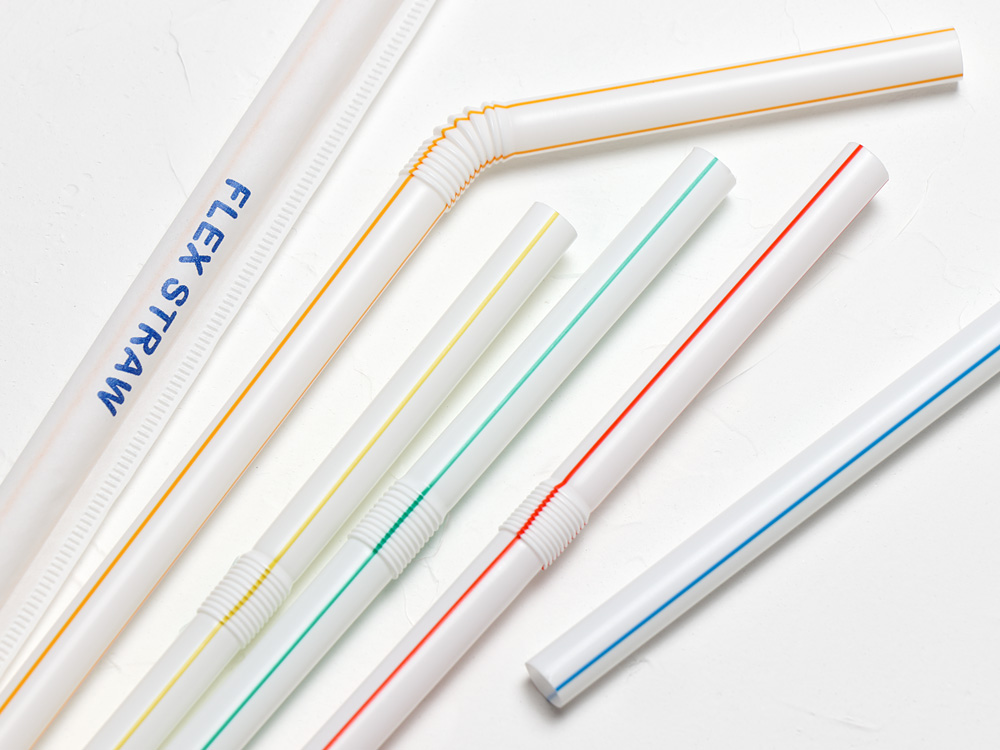 フレックスストロー ストライプﾟ5色 単袋 | ストロー | ネットストア