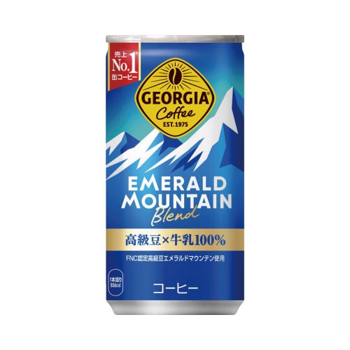 コカ・コーラ ジョージア エメラルドマウンテン185g 缶コーヒー