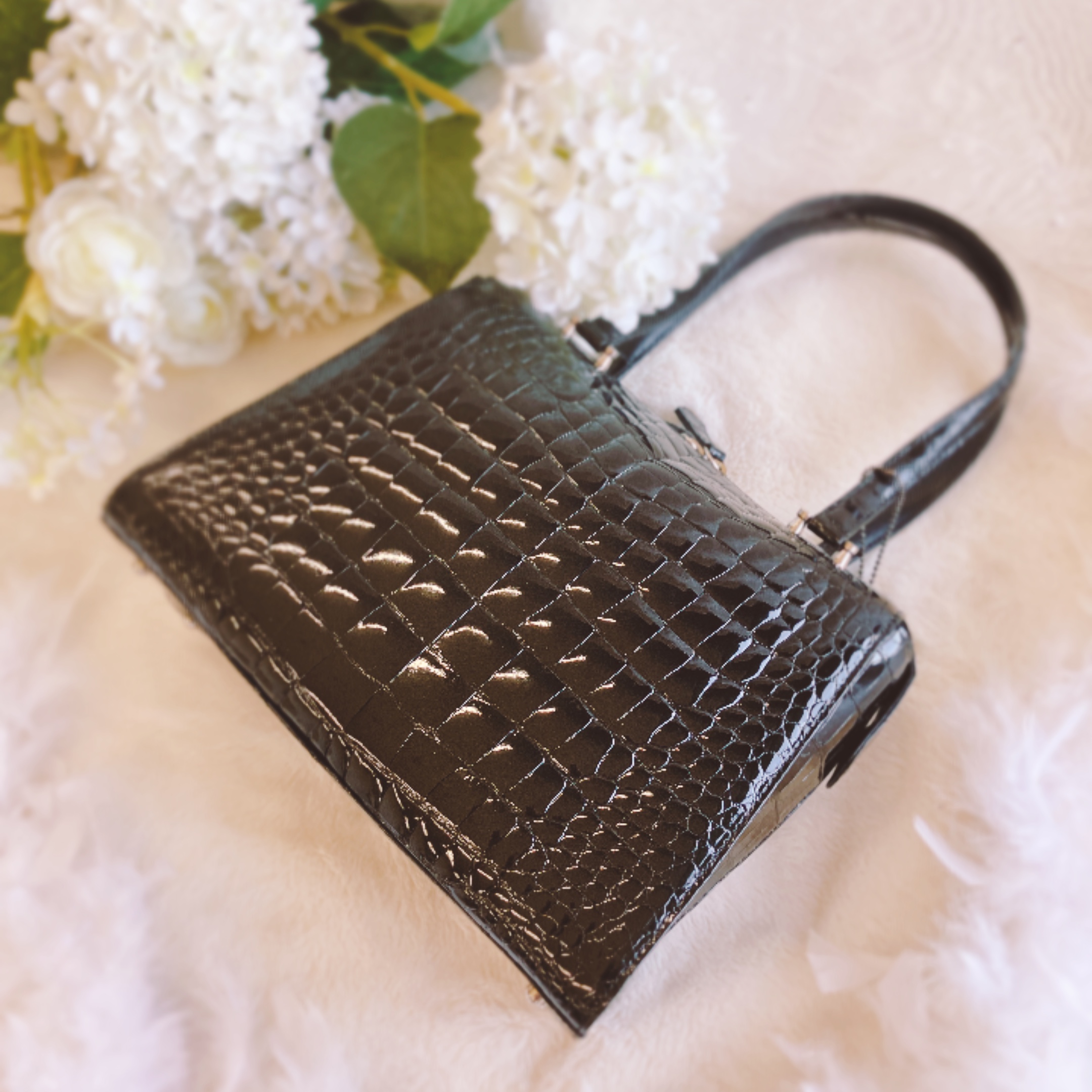 カワノバッグ / 【日本製】 センター取り クロコダイル 本革