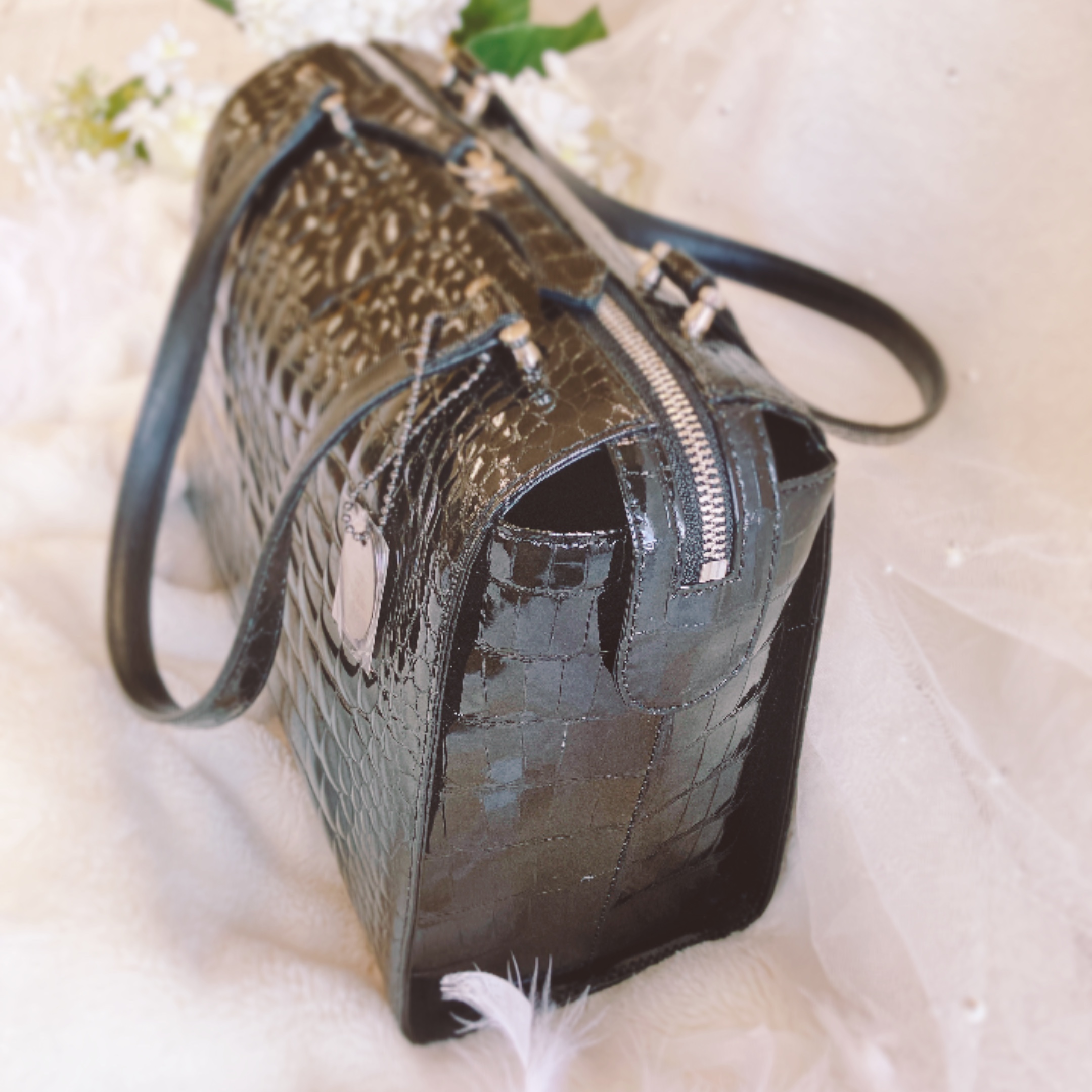 カワノバッグ / 【日本製】 センター取り クロコダイル 本革