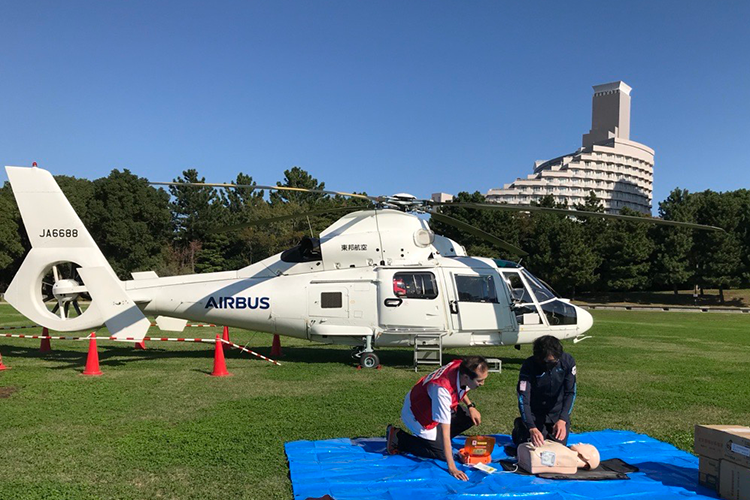 東邦航空、「空飛ぶ首都防災訓練」に参加 | サステナビリティ活動報告