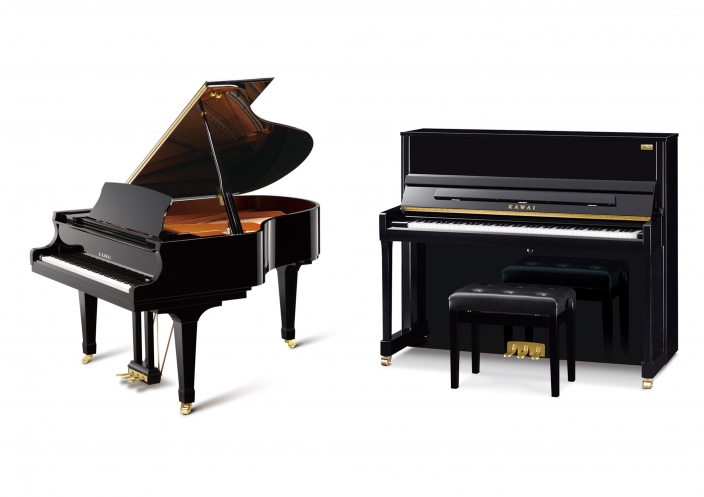 河合楽器製作所創立90周年記念モデル グランドピアノ・アップライト