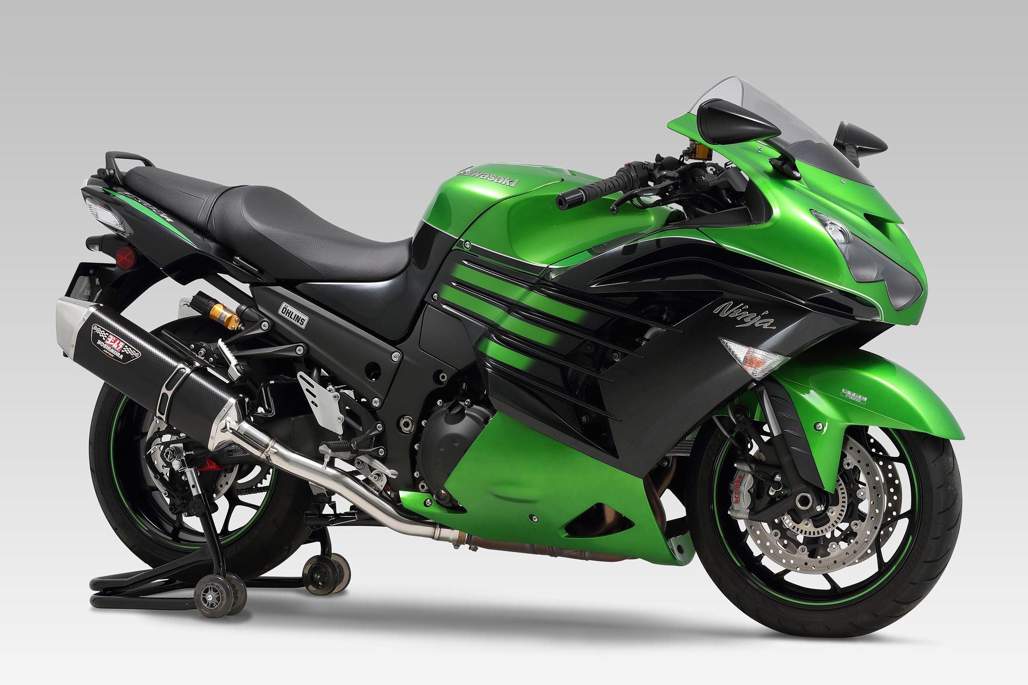 ヨシムラより、Ninja ZX-14R用スリップオンマフラー“HEPTA FORCE