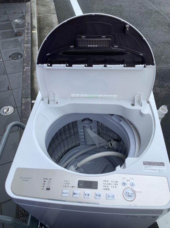 シャープ製】中古縦型洗濯機 ES-GE6D-T（2020年製造）を出張で朝霞市へ