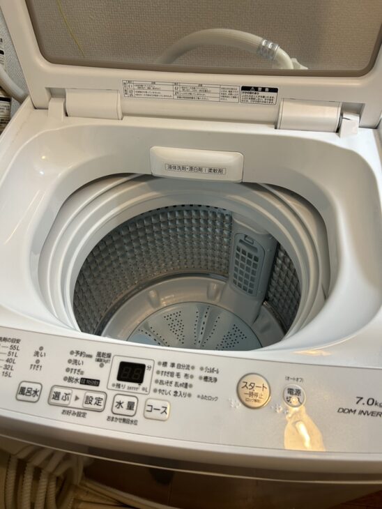 2022年製のAQUA 洗濯機 AQW-V7M(W) を新宿区のお客様より【買取】ご