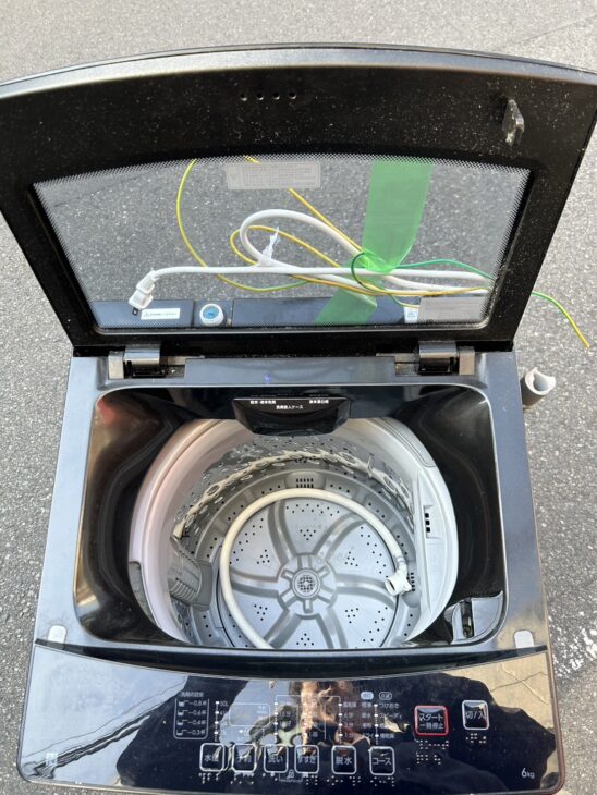 ニトリ製の洗濯機 NTR60 BKN 2022年製を天童市清池で【出張買取】しま