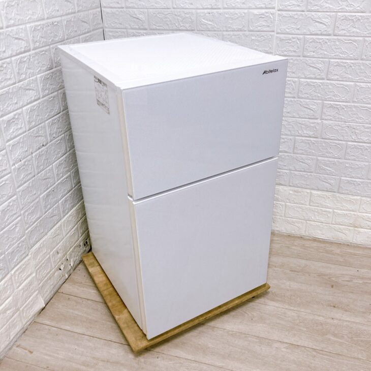 流山市でアビテラックス冷蔵庫 AR-97G ガラス扉を出張買取｜2020年製で