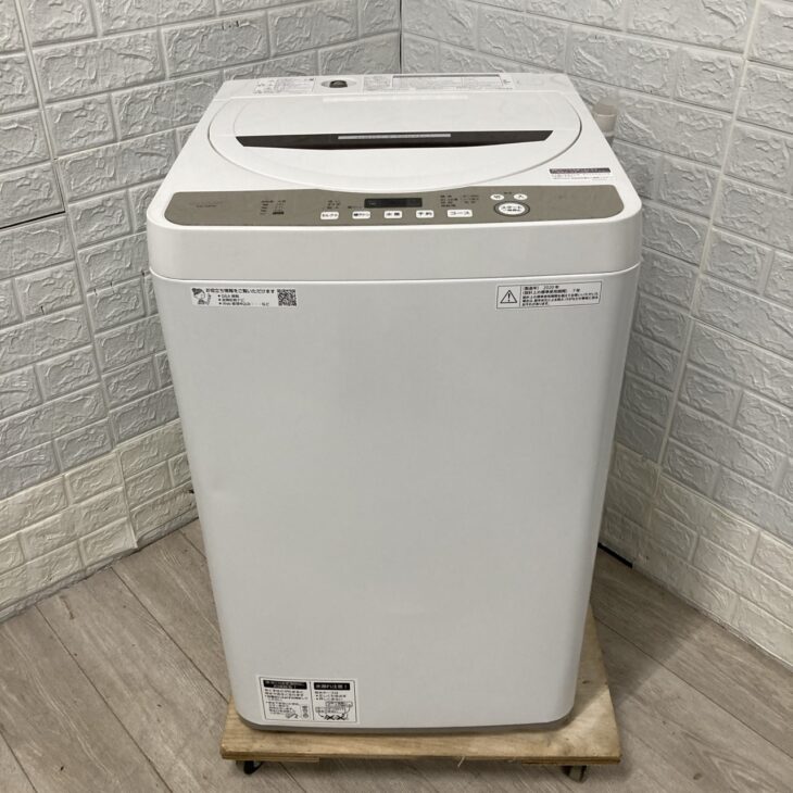 久喜市でSHARP洗濯機ES-GE6D-Tを出張買取｜6.0kgモデルを丁寧査定