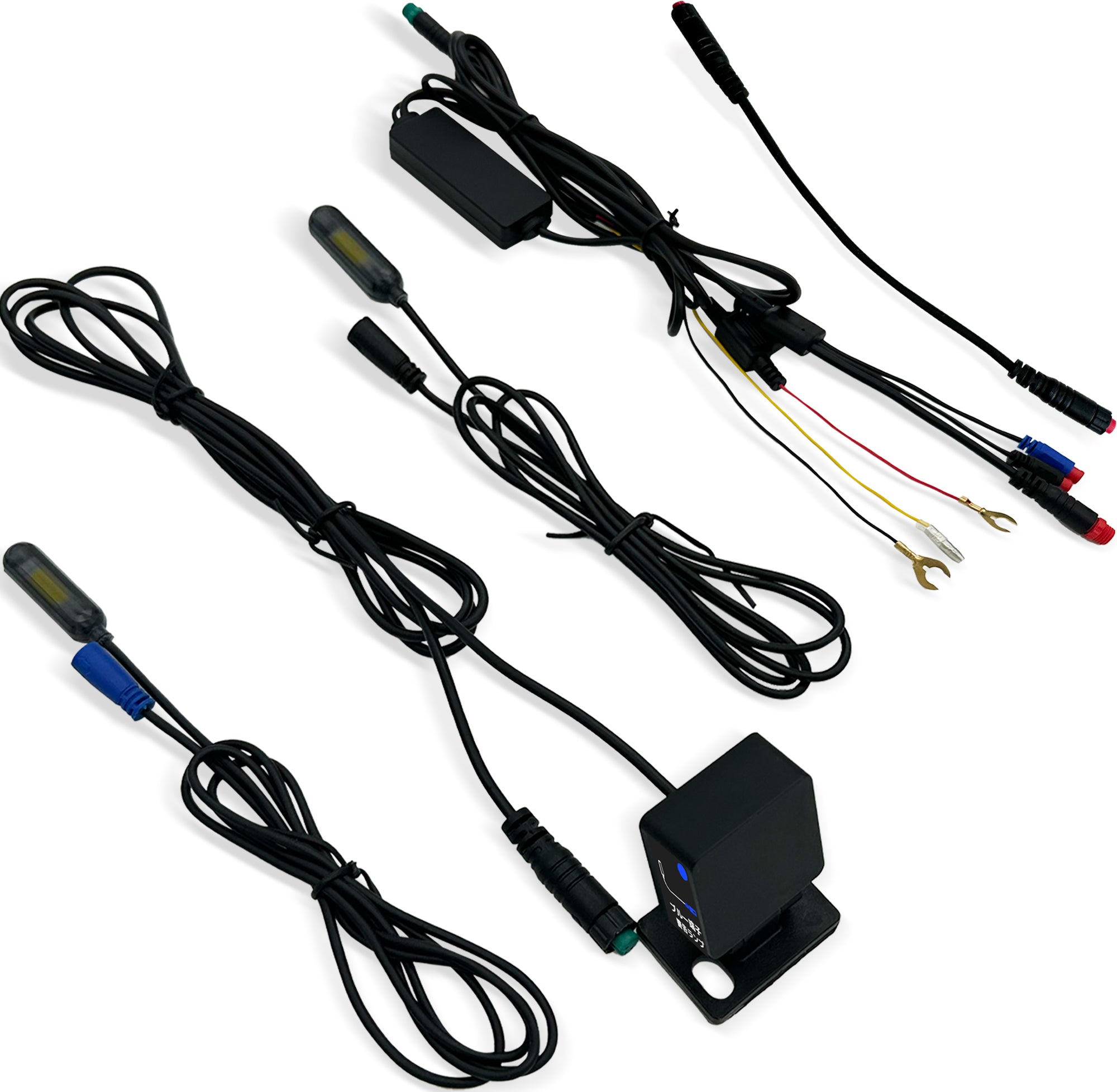 バイク用ブラインドスポットセンサー｜後方車両を30m先まで検知・警告