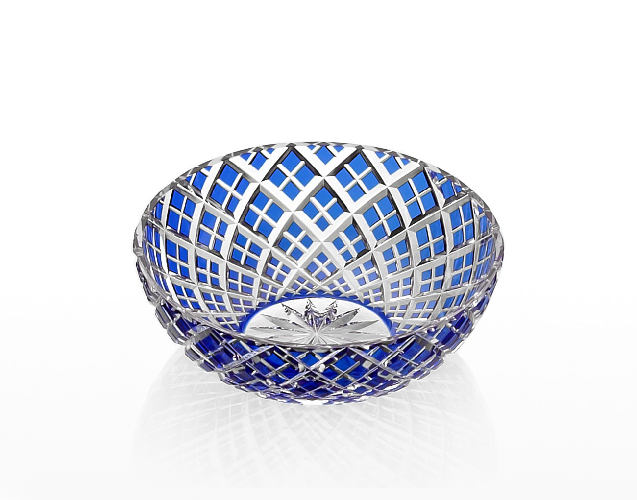 直営店限定 江戸切子 ロックグラス＜菊つなぎ紋＞ | カガミクリスタル