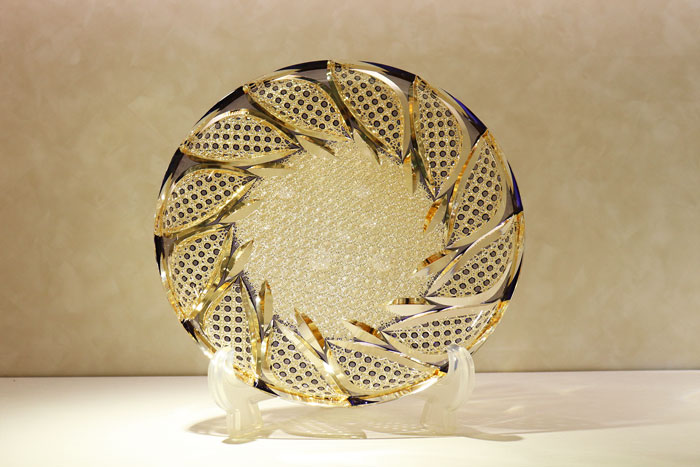 江戸切子 伝統工芸士 鍋谷淳一 作品展」 | カガミクリスタル