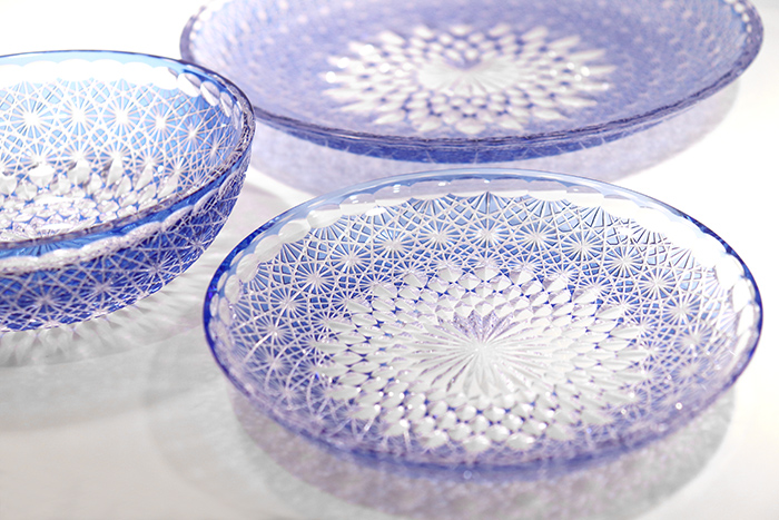 江戸切子 伝統工芸士 篠崎英明 作品展」 | カガミクリスタル