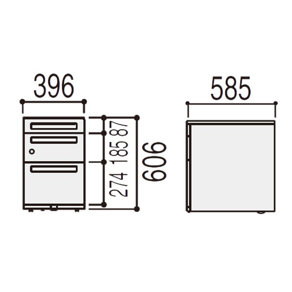 ST-A4-3-606DN 5-118-5510【送料無料】 | ウチダ STワゴン通販 - Kagg.jp