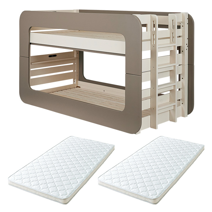 マットレスセット 特許構造 二段ベッド Colony(コロニー) 5色対応の