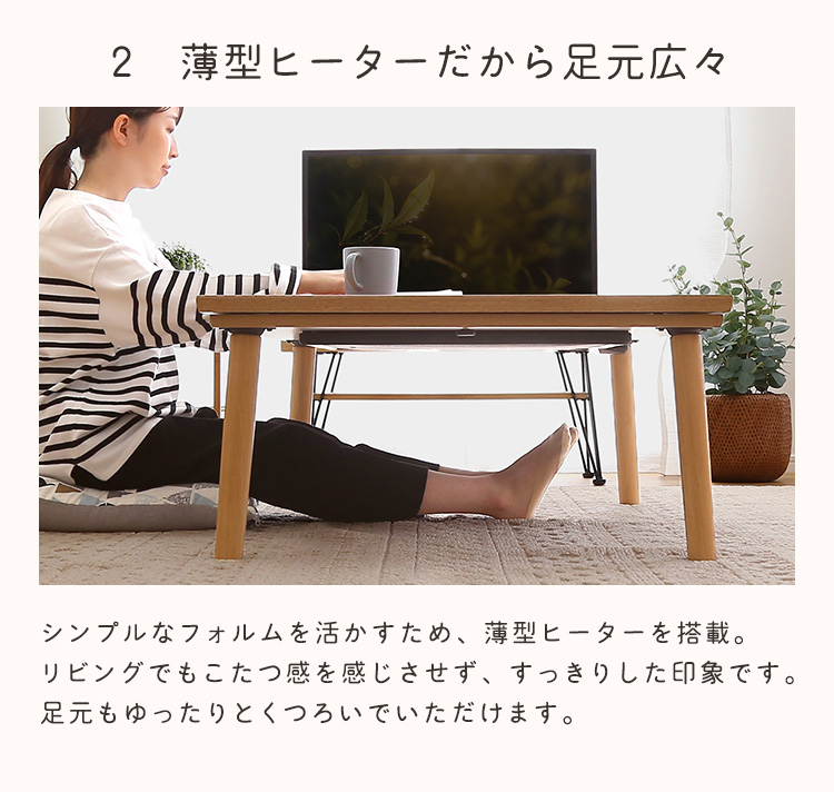 こたつ カーボンフラットヒーター 105x75cm ropoca(ロポカ)の通販情報