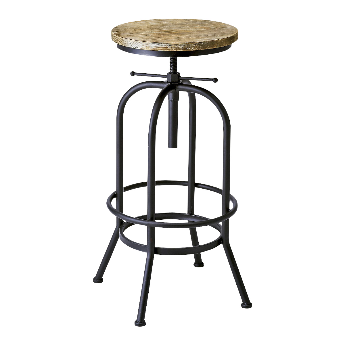 インダストリアル バーチェア 幅490 奥行490 高さ720-790 MS