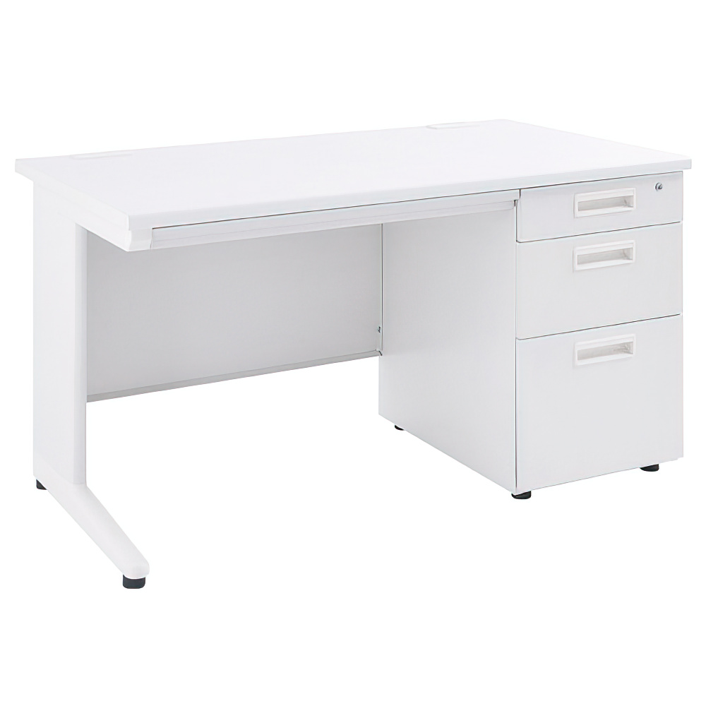 ホワイト3段脇机 幅400 奥行700 高さ700 KDW-047-3 通販 - ワゴン