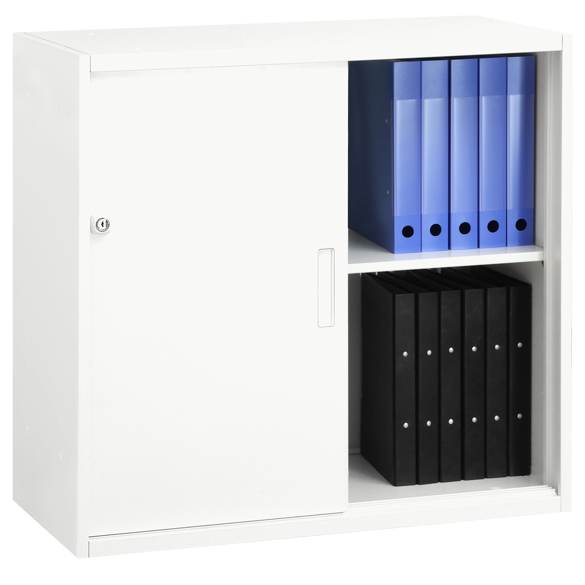 レビューキャンペーン実施中】Strucht ストラクト 2段引違い書庫 幅800