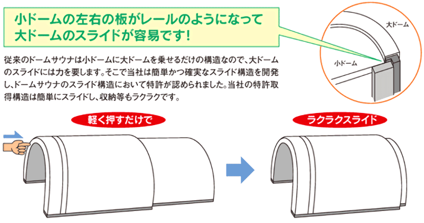 遠赤外線ドームサウナ「ダイヤドームリフレ」最新モデル！ 【公式