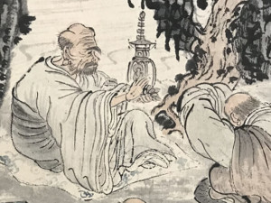 岡田米山人 羅漢図 - 掛軸買取 古美術永澤