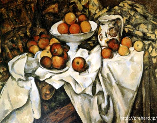 セザンヌ 絵画 リンゴとオレンジ F8号 送料無料 【複製】【美術印刷