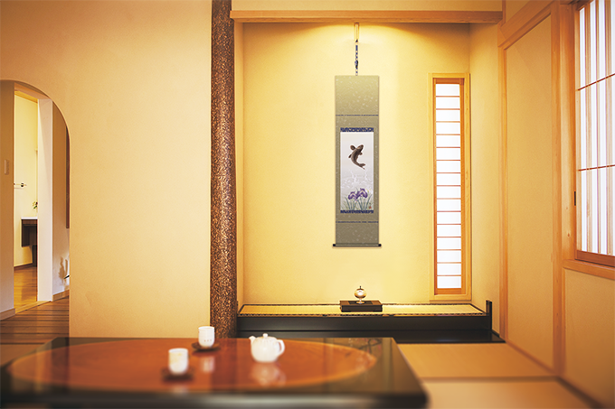 龍神図 大原悠幸 （悠創会）龍 竜 尺幅 【特価 】！ 龍 - 掛け軸（掛軸