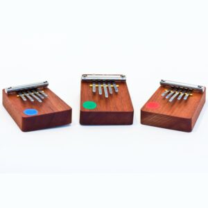 Hokema B17 Mini Kalimba - 4 Hokema Kalimbas, 5 The 17-Note