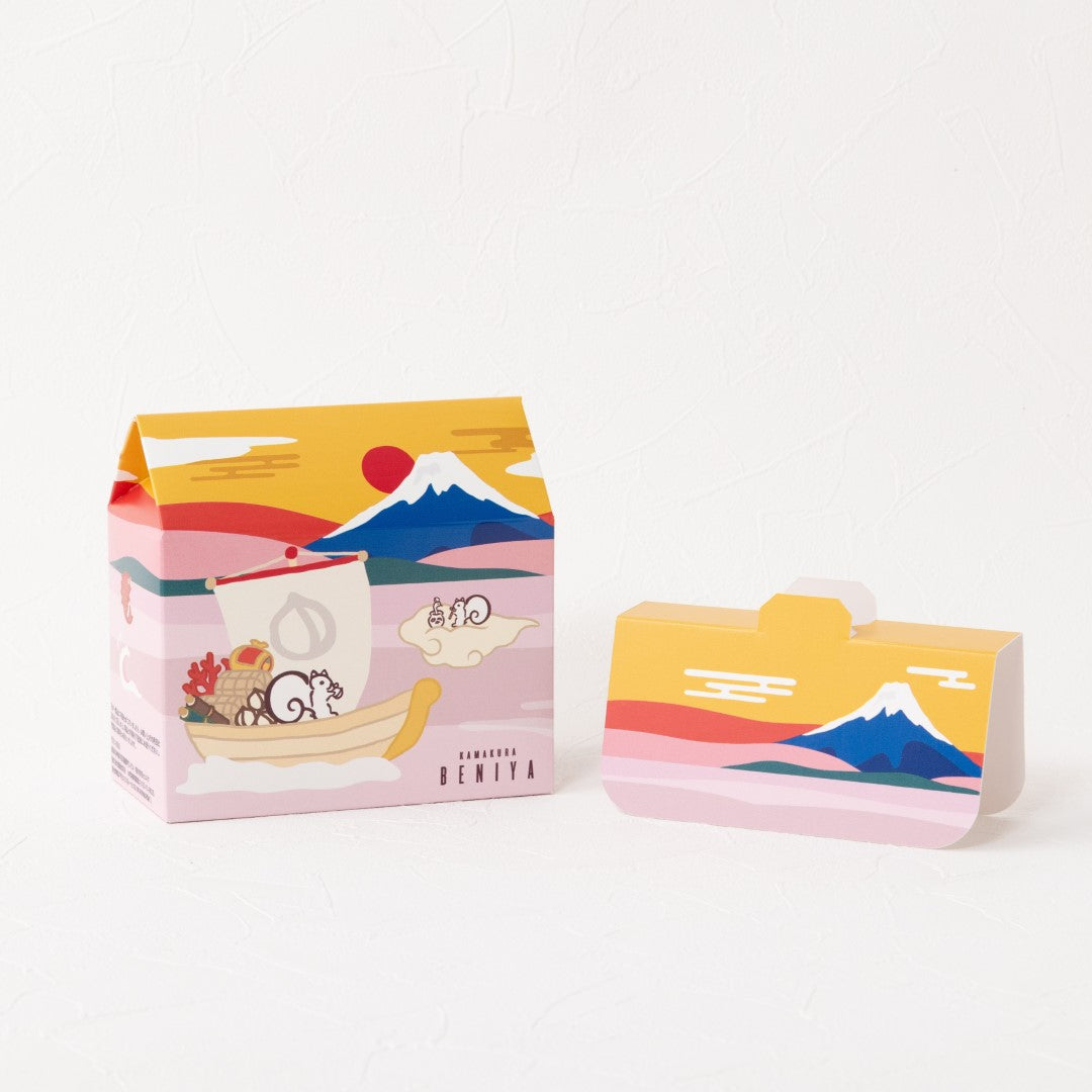 販売終了】詰合せ01 ハウス型BOX（2025初春）（クルミッ子2個 あじさい