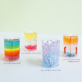 ゼリーキャンドルスターターキット【4種類の作り方レシピ付き