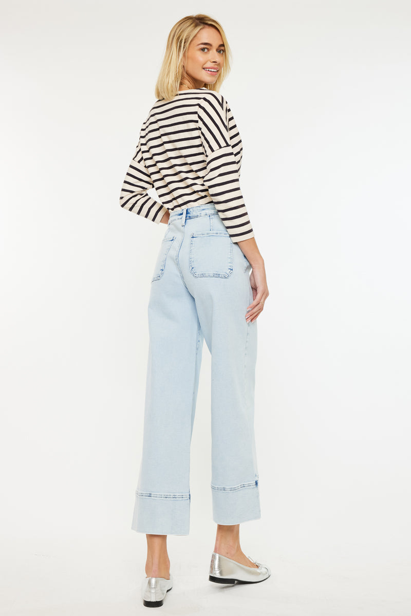Kassie Essentials Crop Wide – Kancan USA