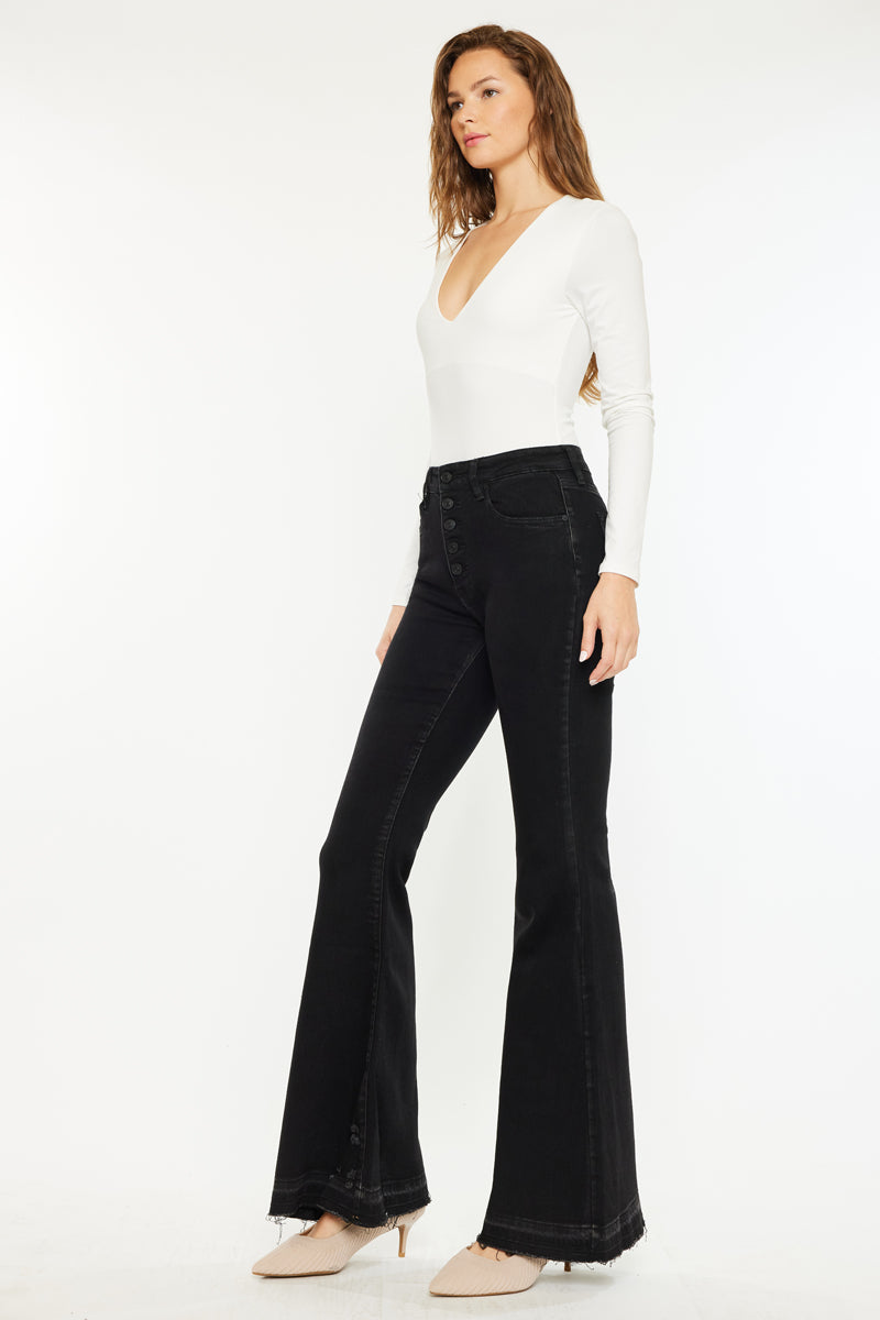 Zoey High Rise Super Flare – Kancan USA