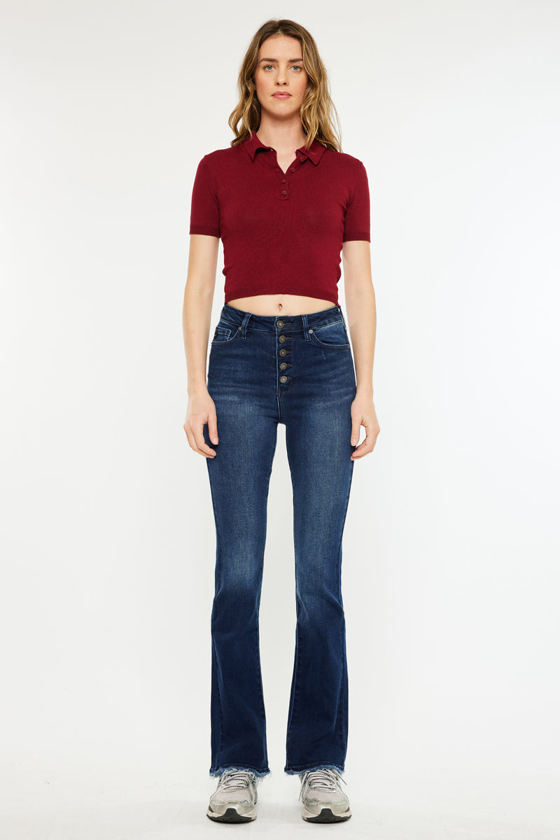 Rainn Ultra High Rise Flare – Kancan USA