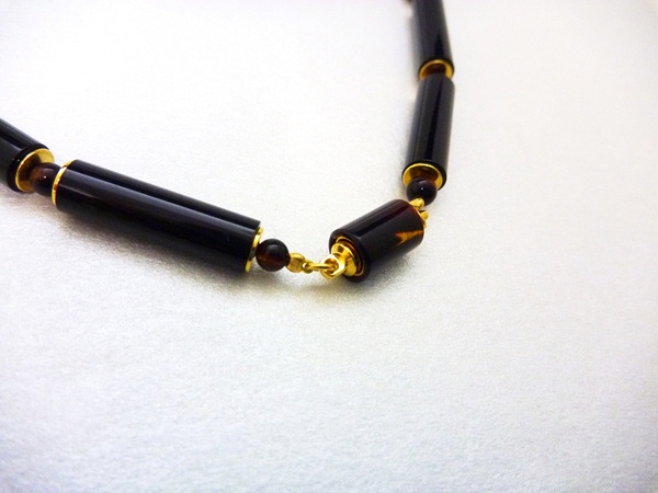 べっ甲螺鈿金蒔絵ネックレス2012 | べっ甲かんざし・髪飾り・和装小物