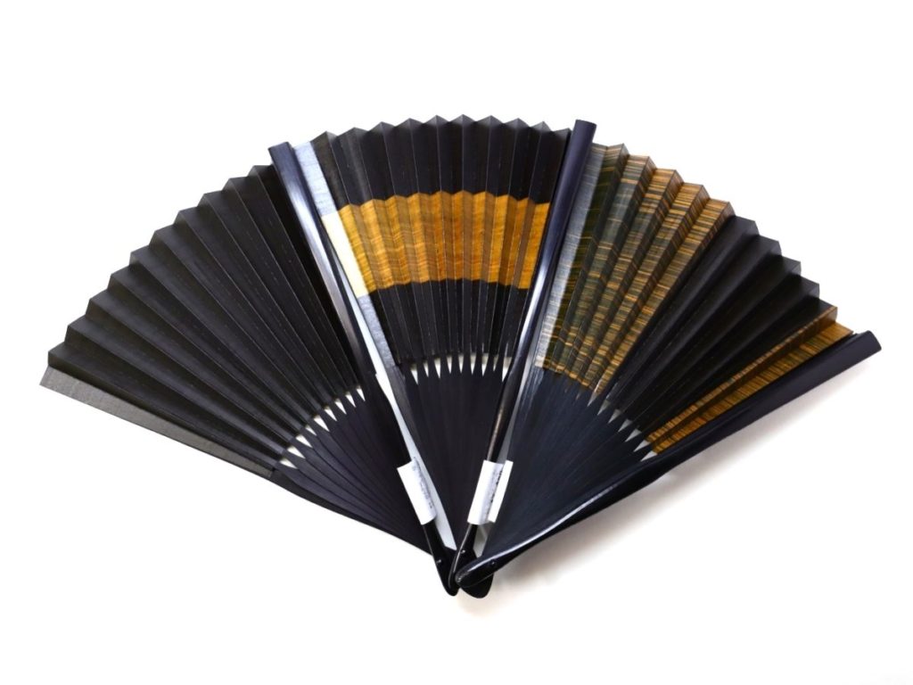 渋扇（しぶせん）｜紳士用柿渋染め扇子（8寸）2022・3種｜一回り