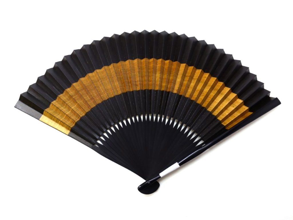 渋扇（しぶせん）｜紳士用柿渋染め扇子（8寸）2022・3種｜一回り