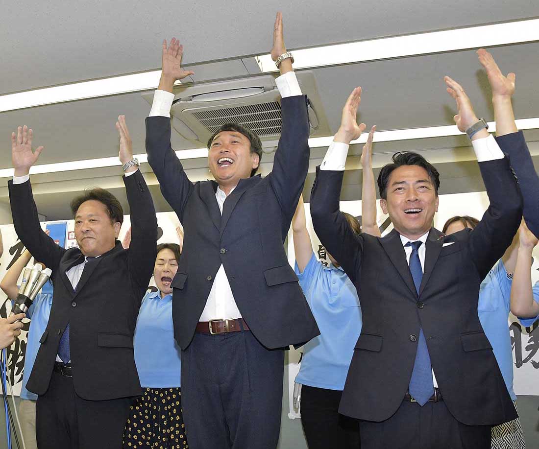 自民党・脇雅昭氏「政治の信頼取り戻す」 逆風も組織戦で勝利たぐり