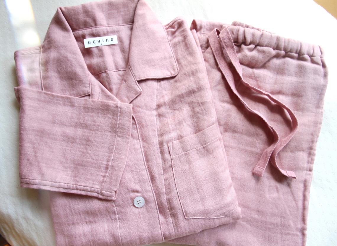 UCHINO マシュマロガーゼ ベーシックレディスパジャマ‐商品詳細ページ