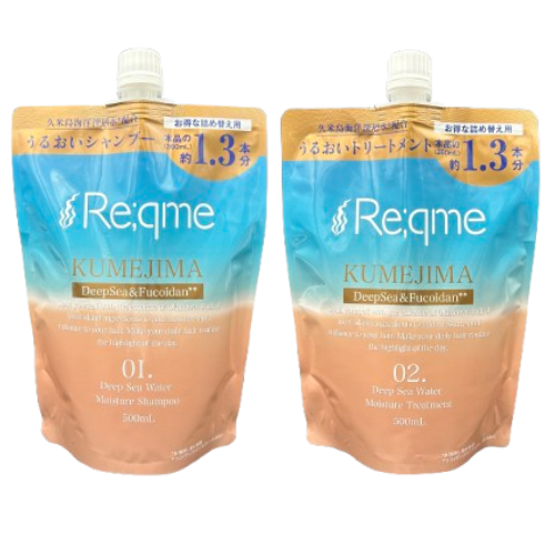 Re;qme(リクミー)シャンプー&トリートメント詰替え用セット（各500ml