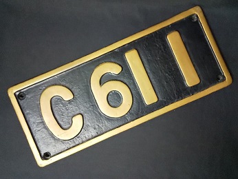 鉄道部品・ナンバープレート1