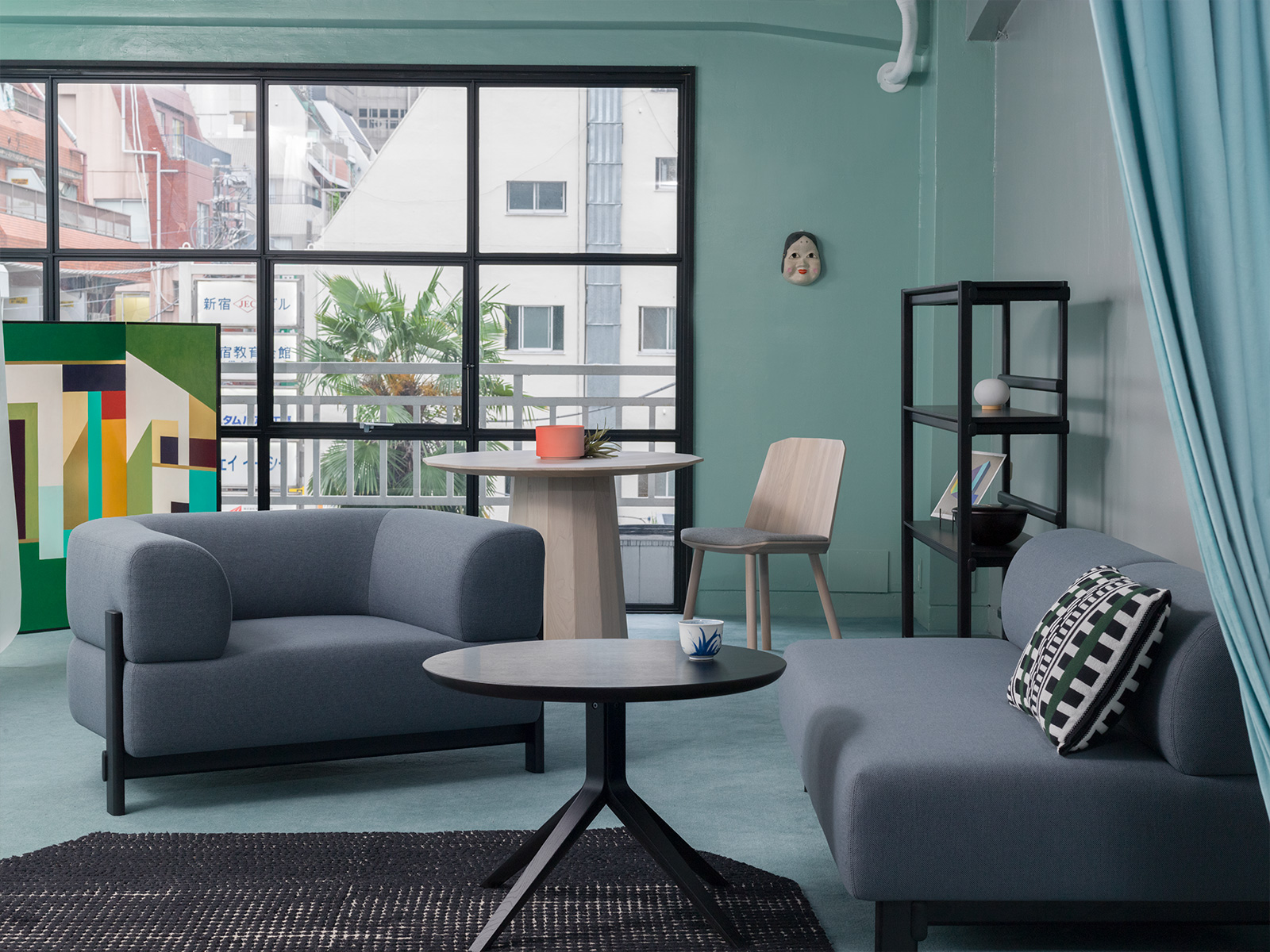 Colour Wood Sidechair ‒ KARIMOKU NEW STANDARD (KNS)