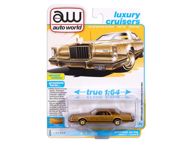 1979 Lincoln Continental Lowriders – Gold – Special Edition