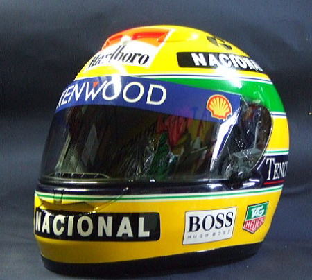 アイルトンセナ1993年 マクラーレン時代のヘルメット仕様